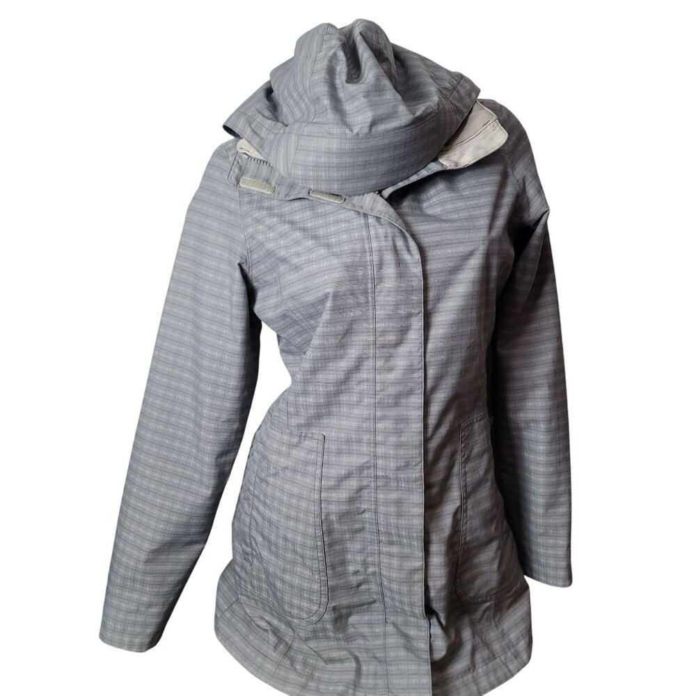 Marmot Womens Membrain Gray Plaid Jacket M